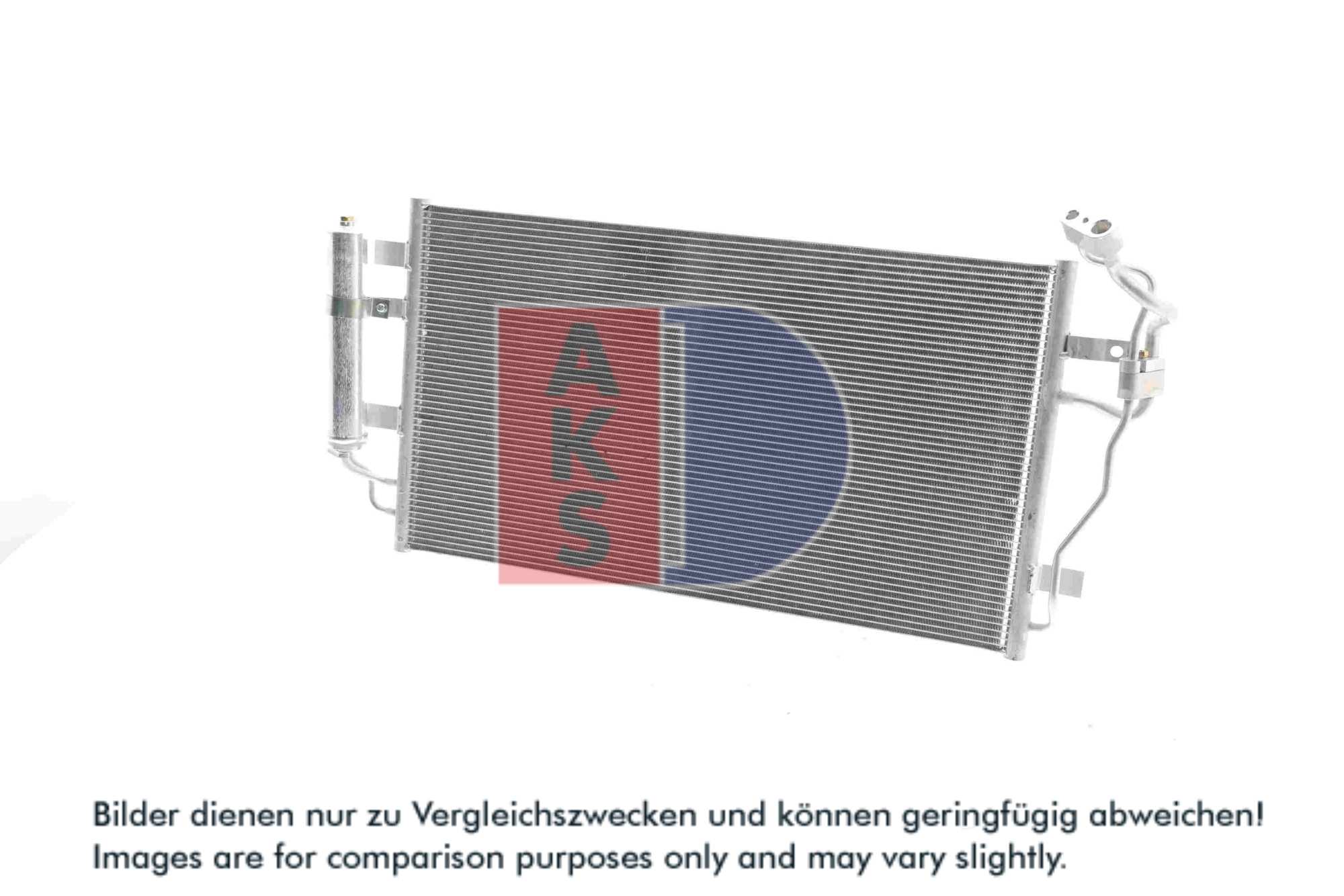 AKS DASIS Kondensor, klimaanlæg 072063n for NISSAN