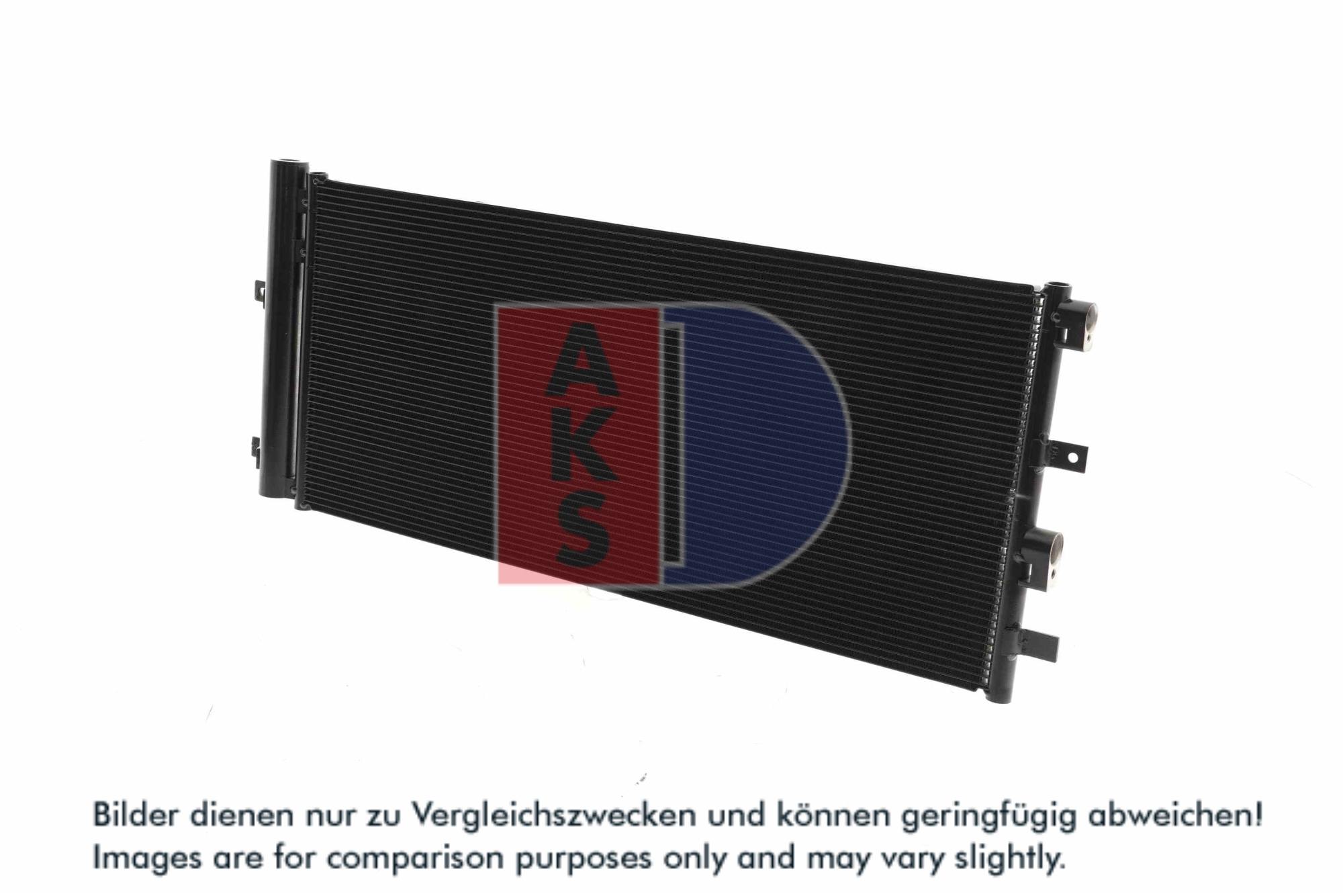 AKS DASIS Kondensor, klimaanlæg 092082n for FORD