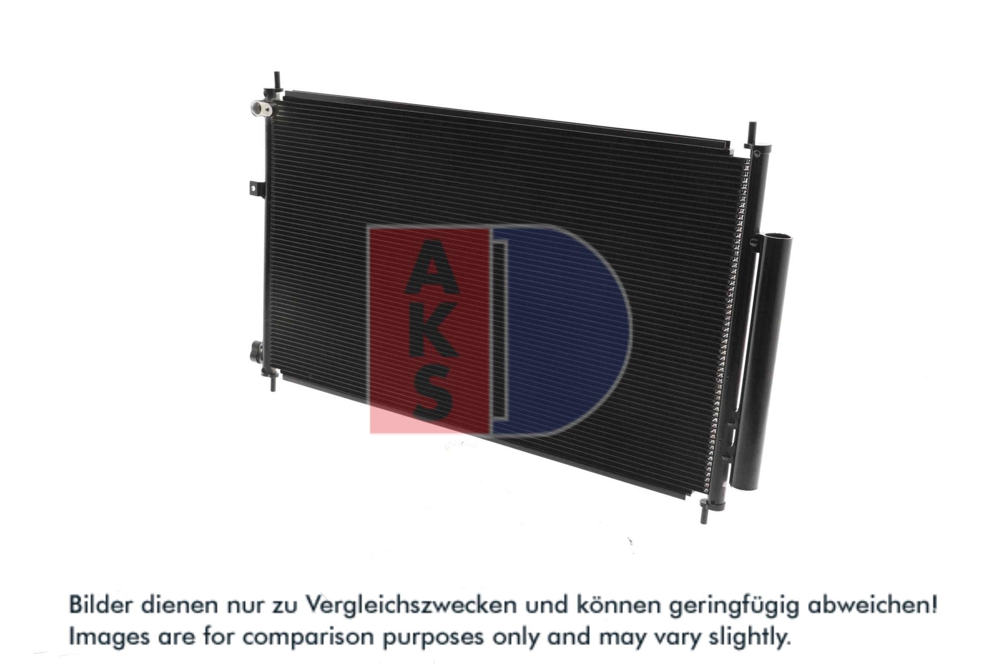 AKS DASIS Kondensor, klimaanlæg 102046n for HONDA