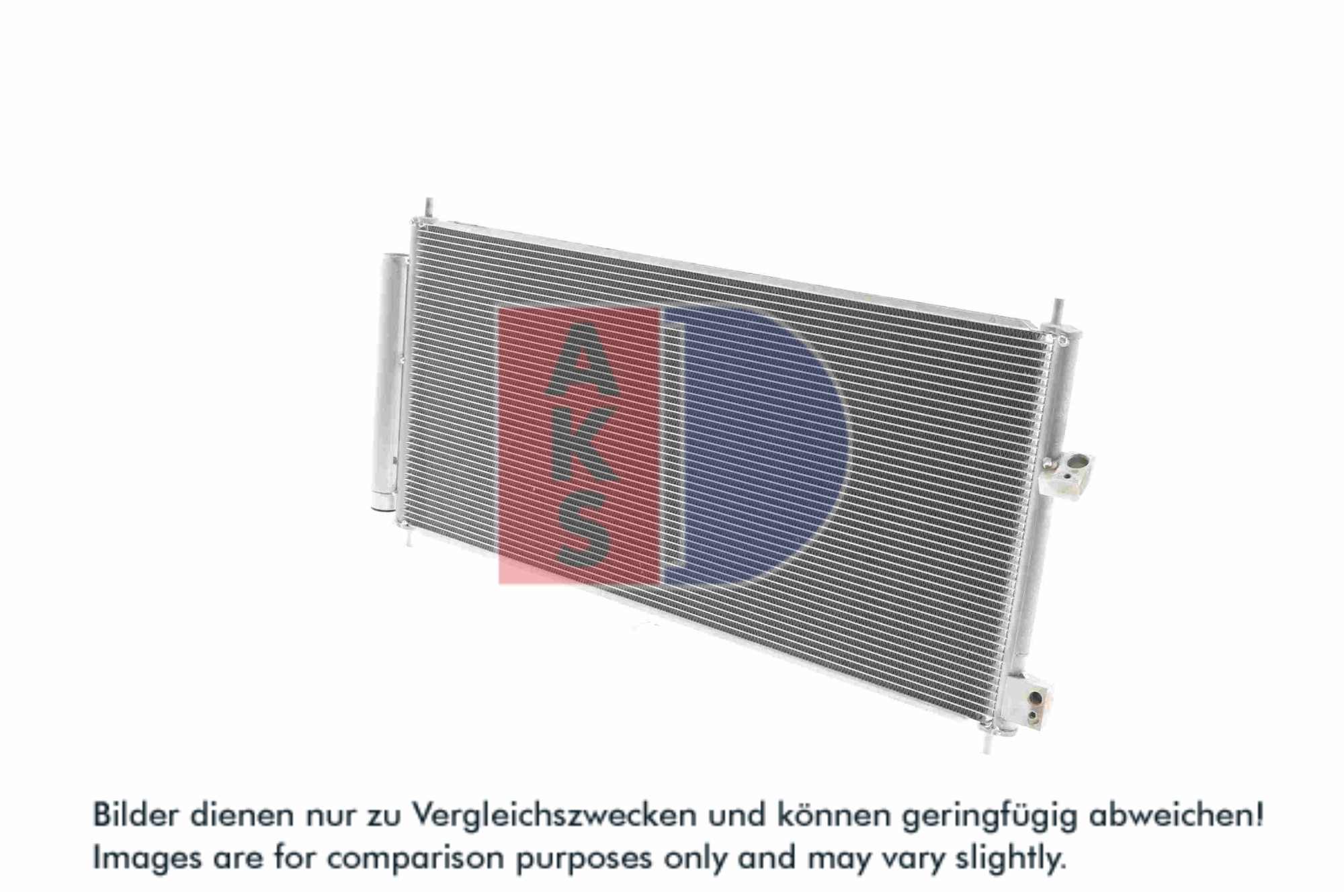 AKS DASIS Kondensor, klimaanlæg 102049n for HONDA