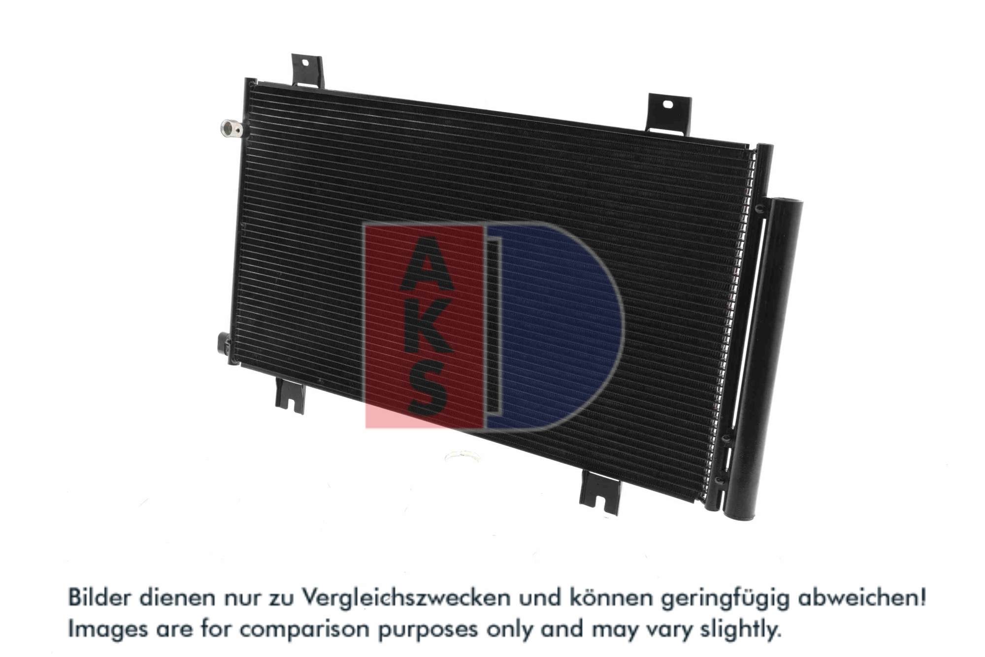 AKS DASIS Kondensor, klimaanlæg 102048n for HONDA