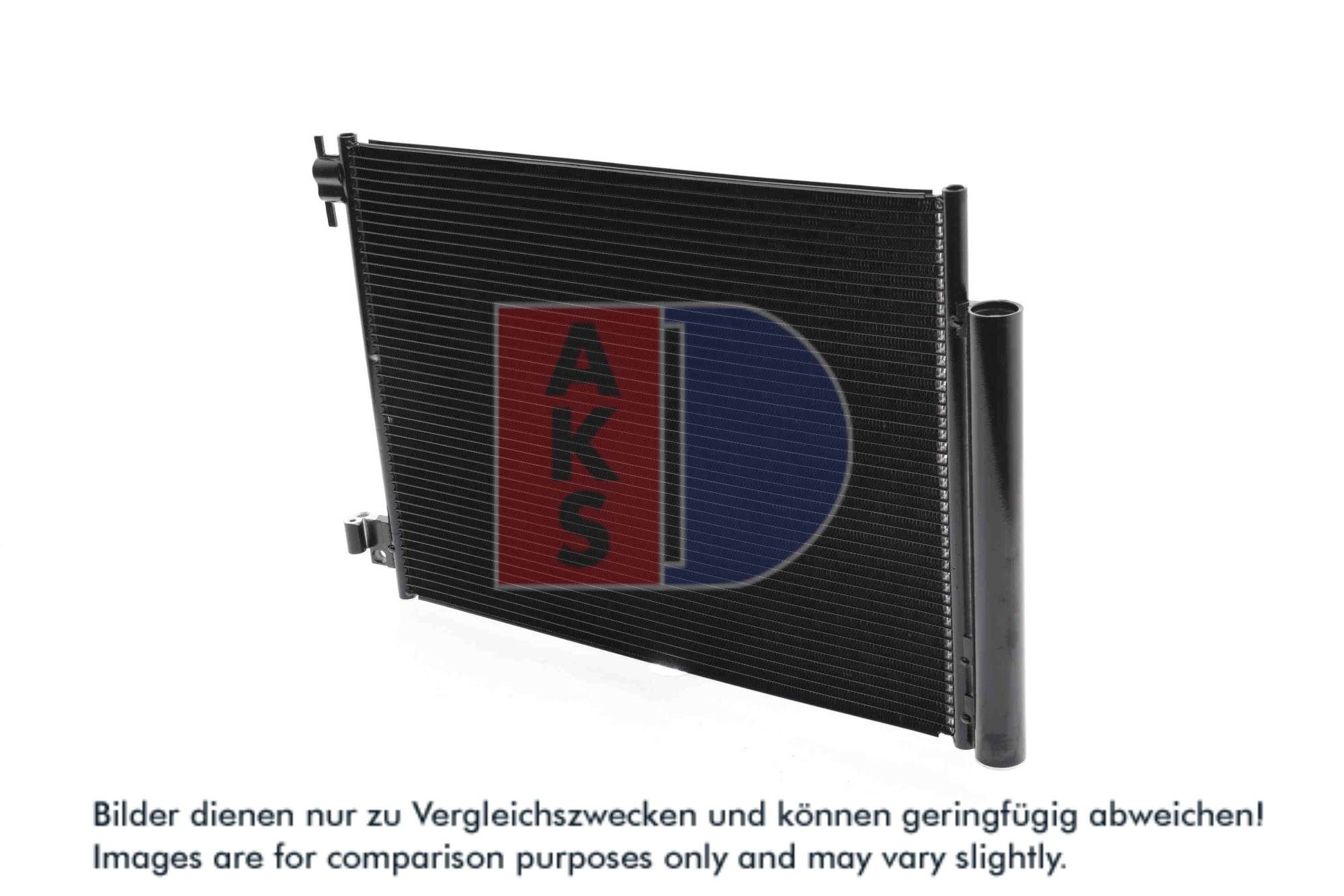 AKS DASIS Kondensor, klimaanlæg 122046n for RENAULT SMART