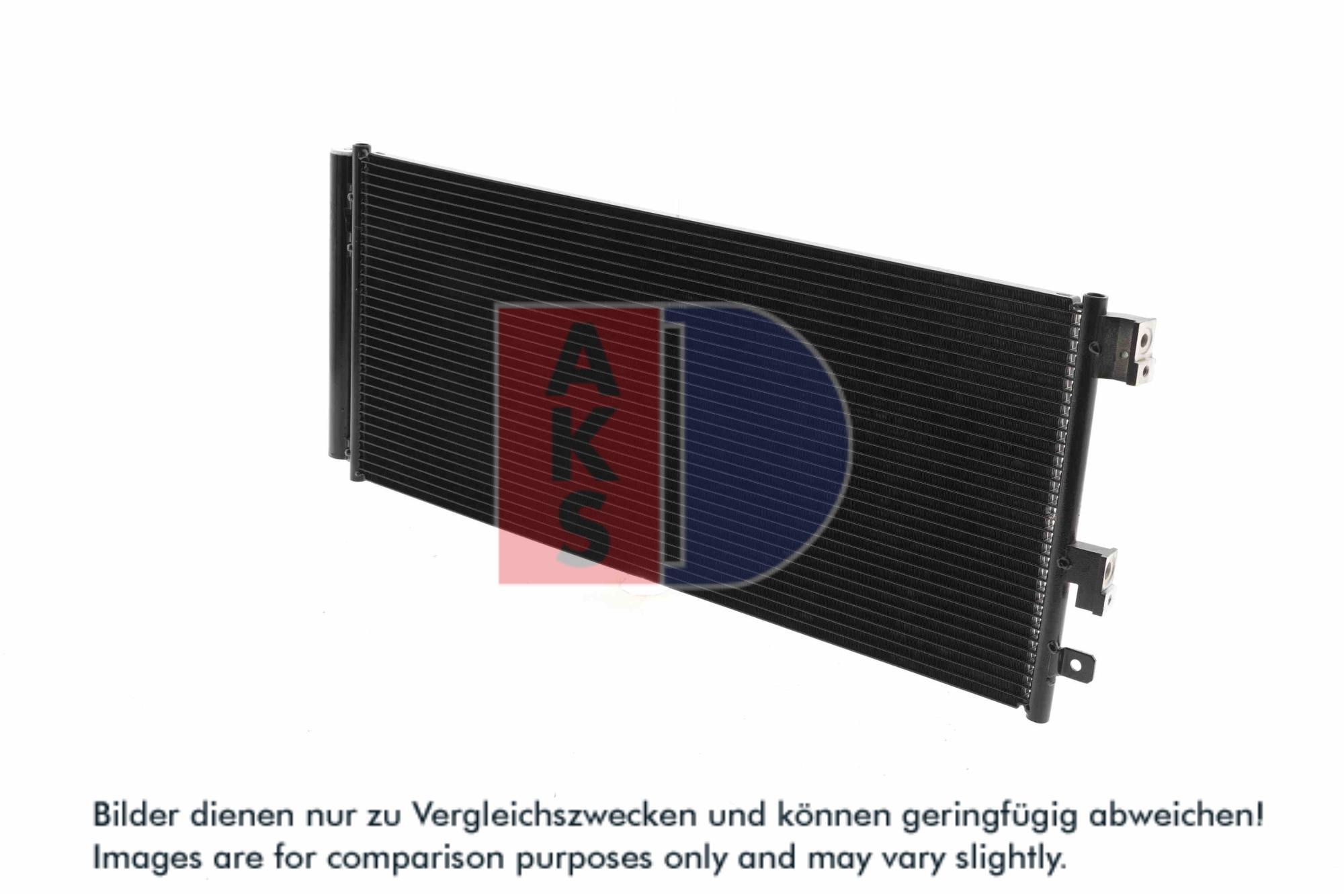 AKS DASIS Kondensor, klimaanlæg 152055n for OPEL