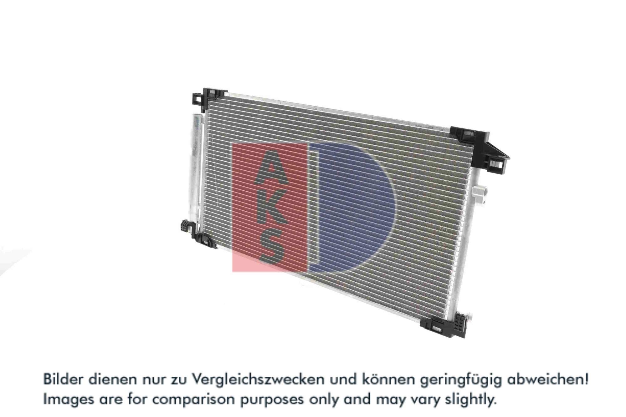 AKS DASIS Kondensor, klimaanlæg 212125n for TOYOTA