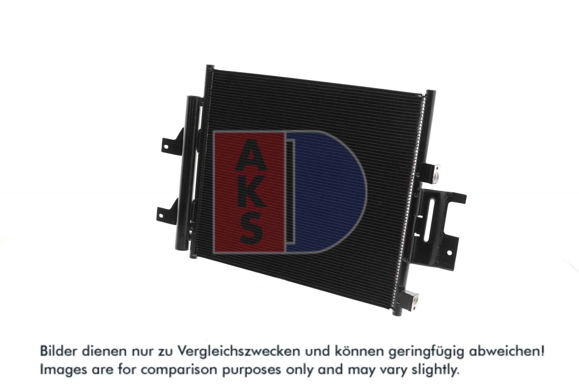 AKS DASIS Kondensor, klimaanlæg 022012n for JAGUAR