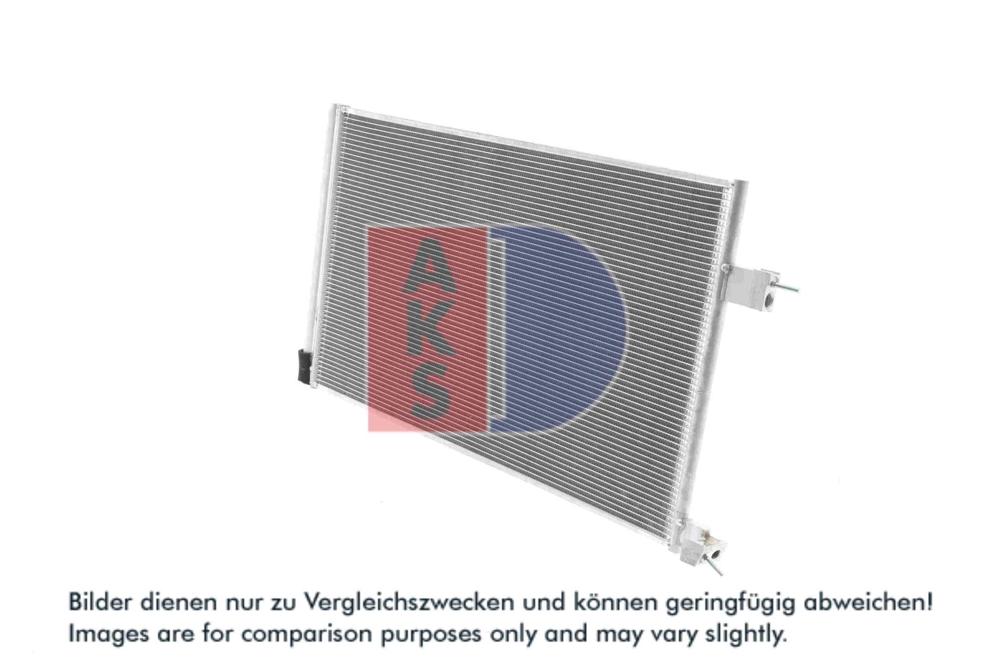 AKS DASIS Kondensor, klimaanlæg 022010n for JAGUAR