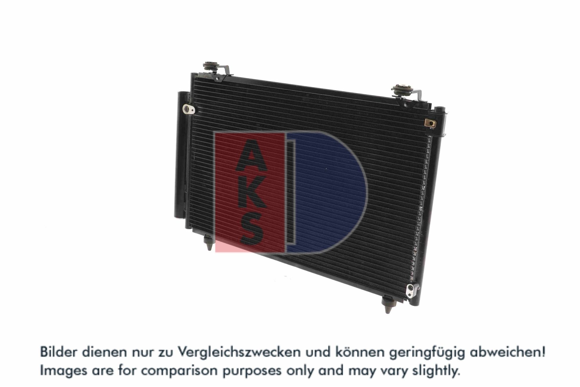 AKS DASIS Kondensor, klimaanlæg 212052n for TOYOTA