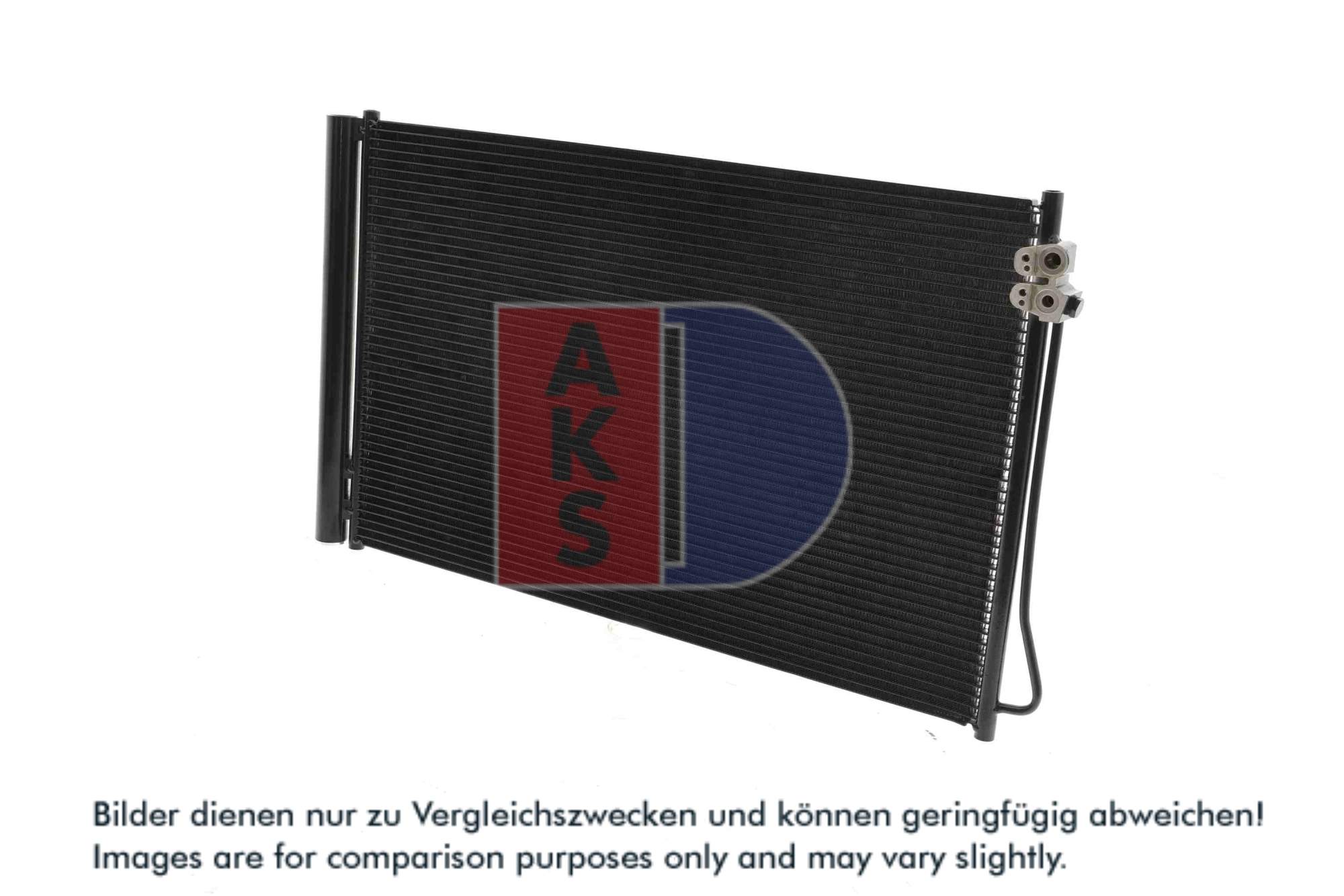 AKS DASIS Kondensor, klimaanlæg 122044n for MERCEDES-BENZ