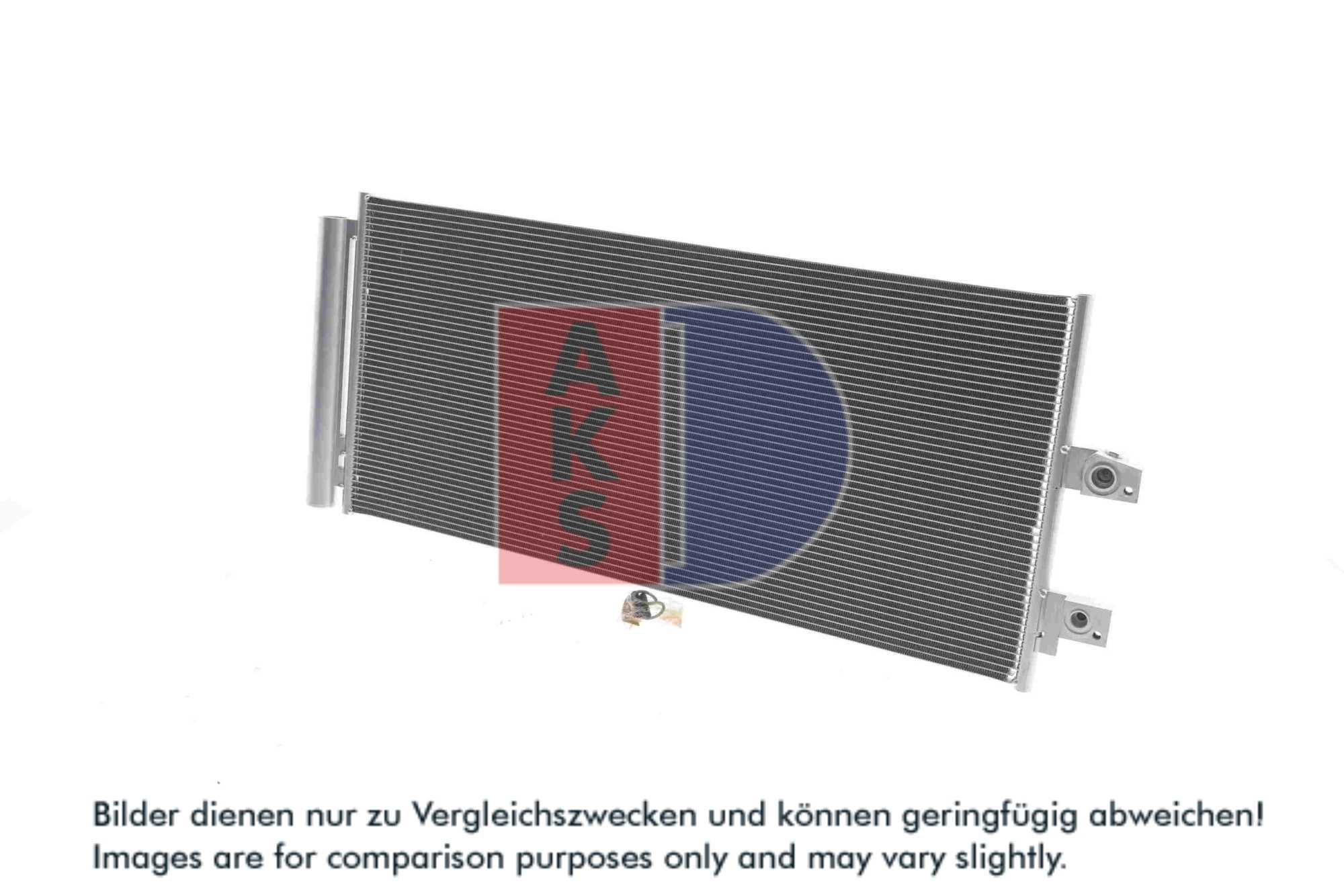 AKS DASIS Kondensor, klimaanlæg 222016n for VOLVO