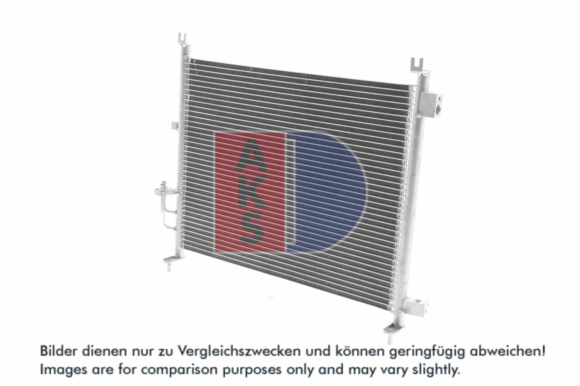 AKS DASIS Kondensor, klimaanlæg 072077n for NISSAN