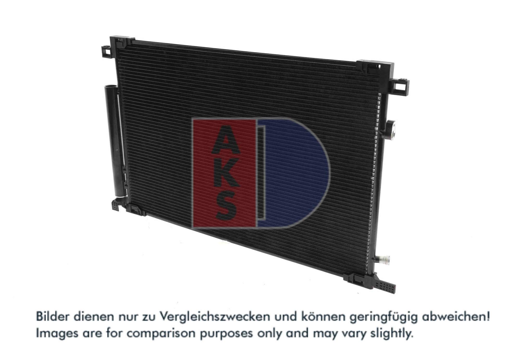 AKS DASIS Kondensor, klimaanlæg 212150n for TOYOTA