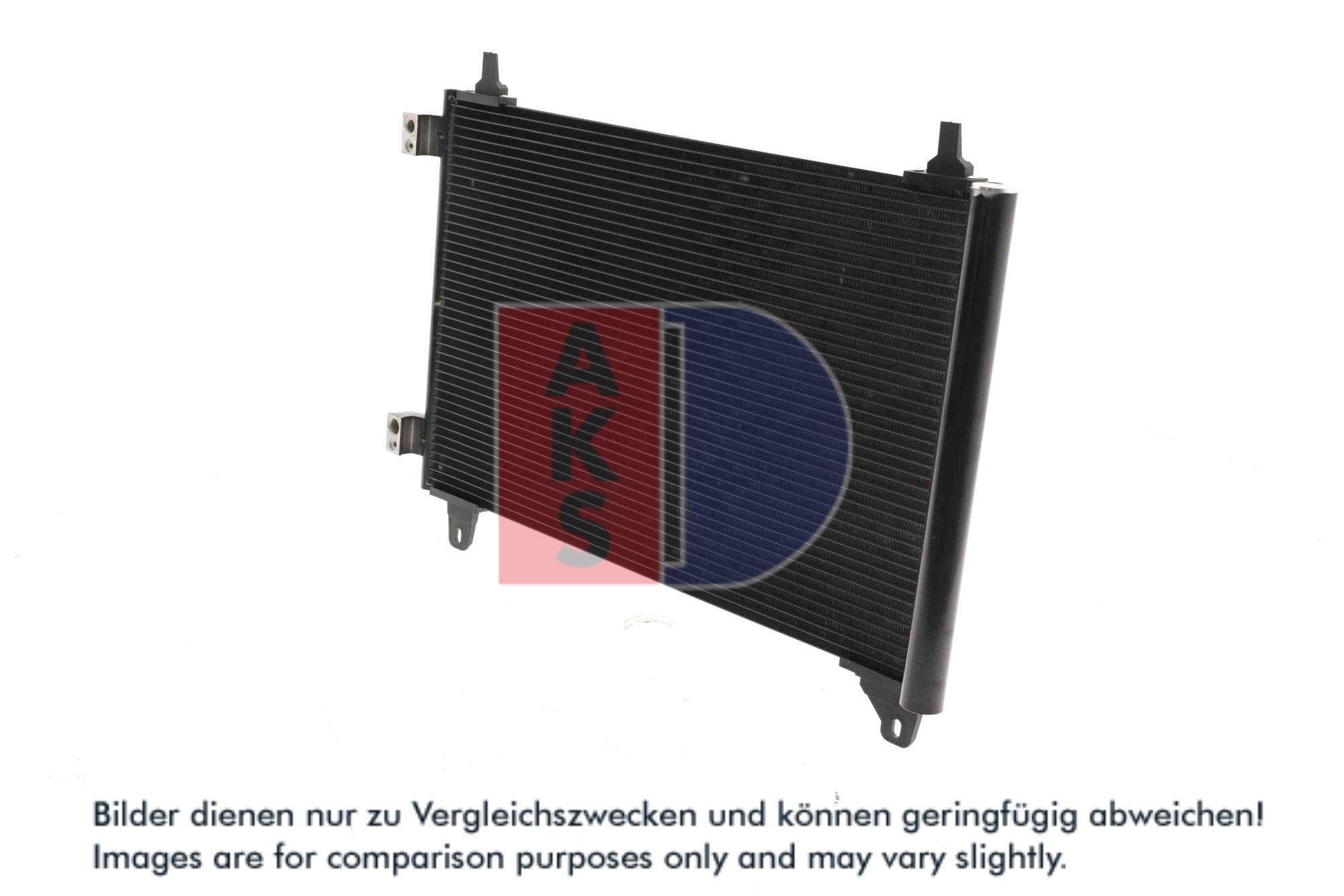 AKS DASIS Kondensor, klimaanlæg 152002n for CITROËN/PEUGEOT