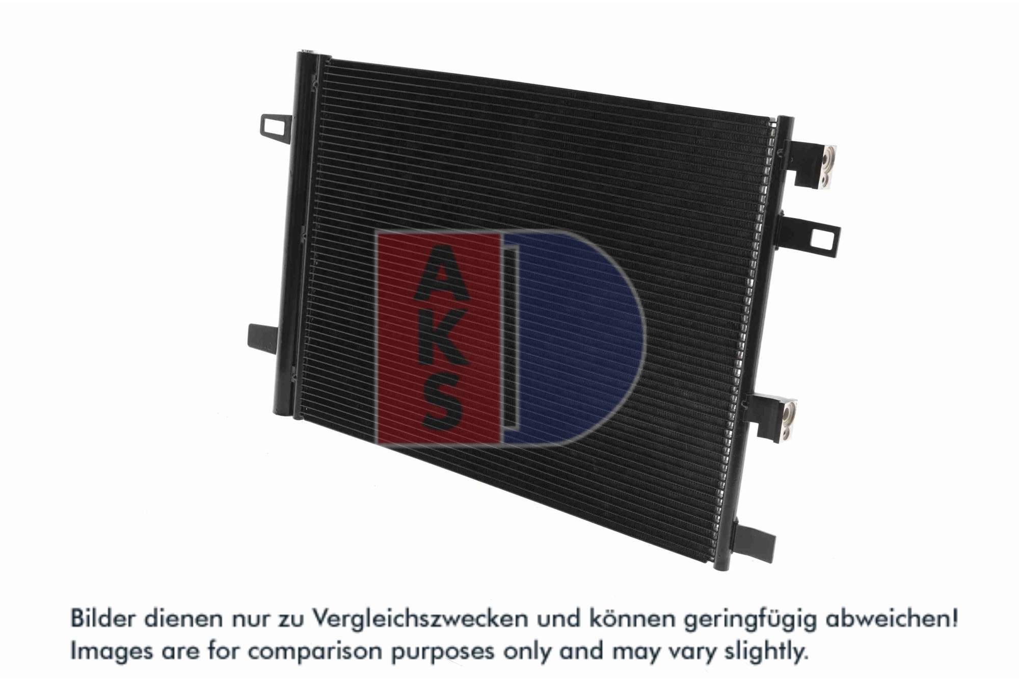 AKS DASIS Kondensor, klimaanlæg 122057n for MERCEDES-BENZ