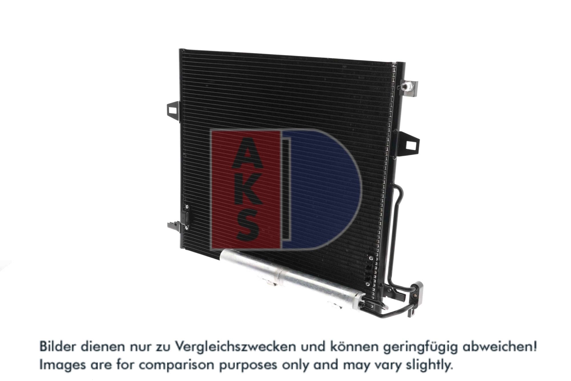 AKS DASIS Kondensor, klimaanlæg 122961n for MERCEDES-BENZ