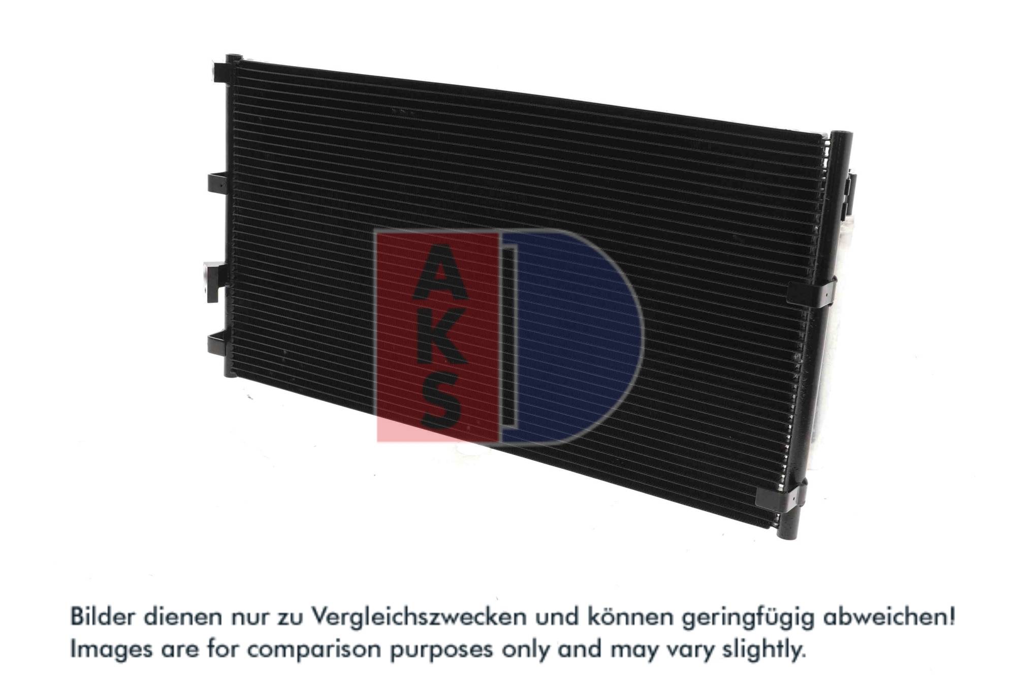 AKS DASIS Kondensor, klimaanlæg 092088n for FORD