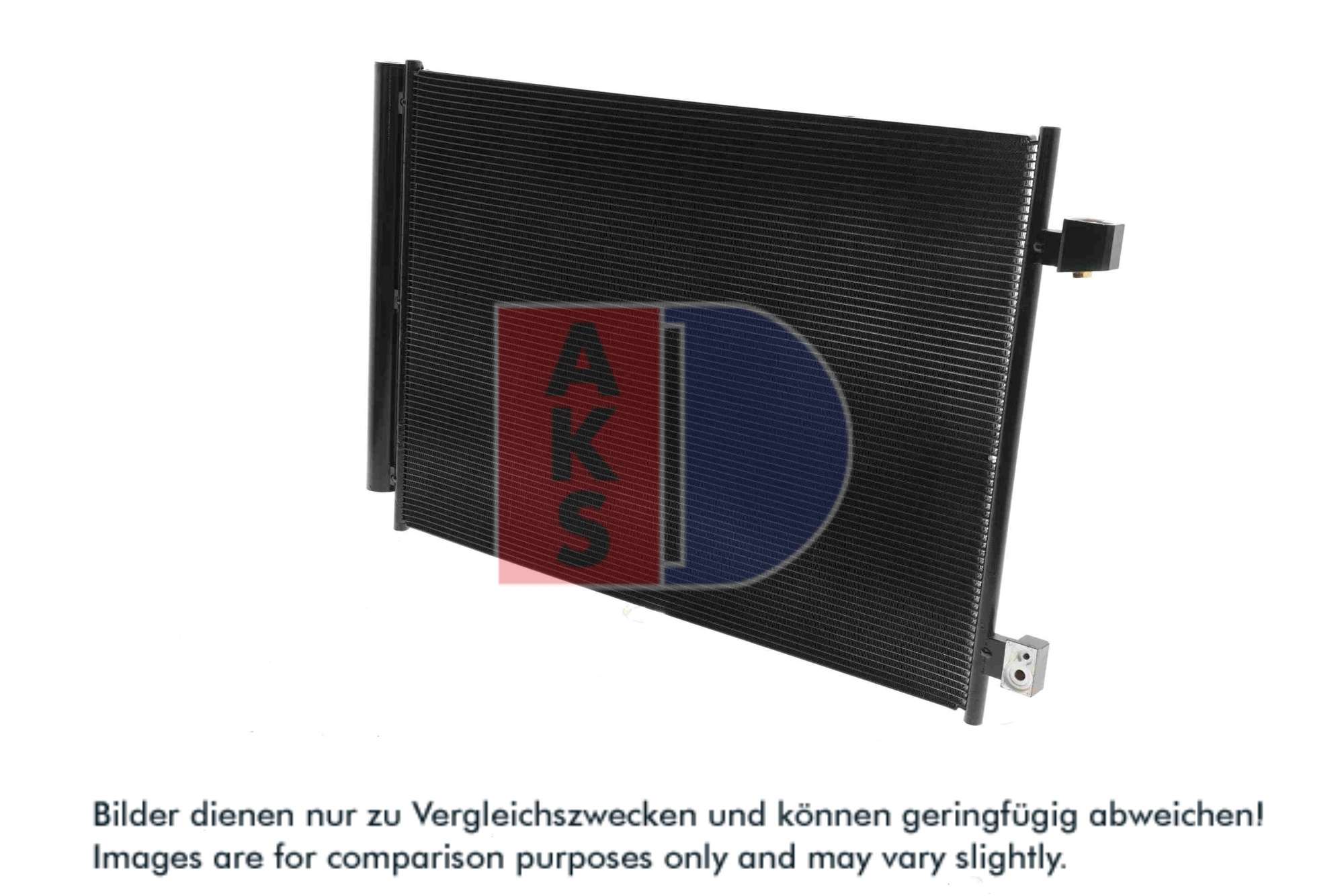 AKS DASIS Kondensor, klimaanlæg 122065n for MERCEDES-BENZ