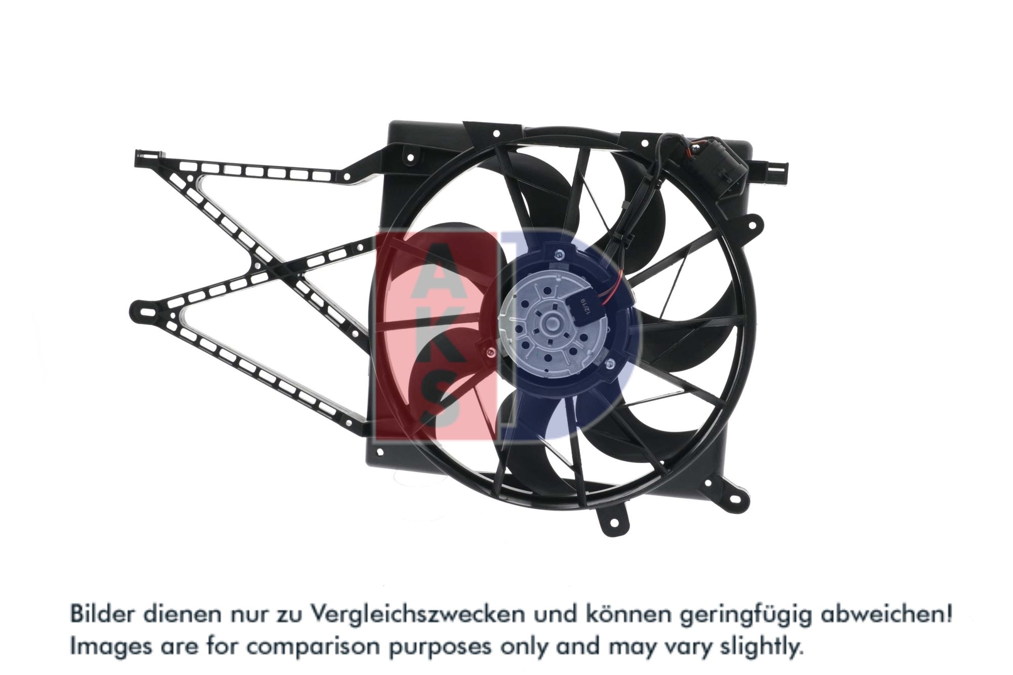 AKS DASIS Ventilator, motorkøling 158017n for OPEL