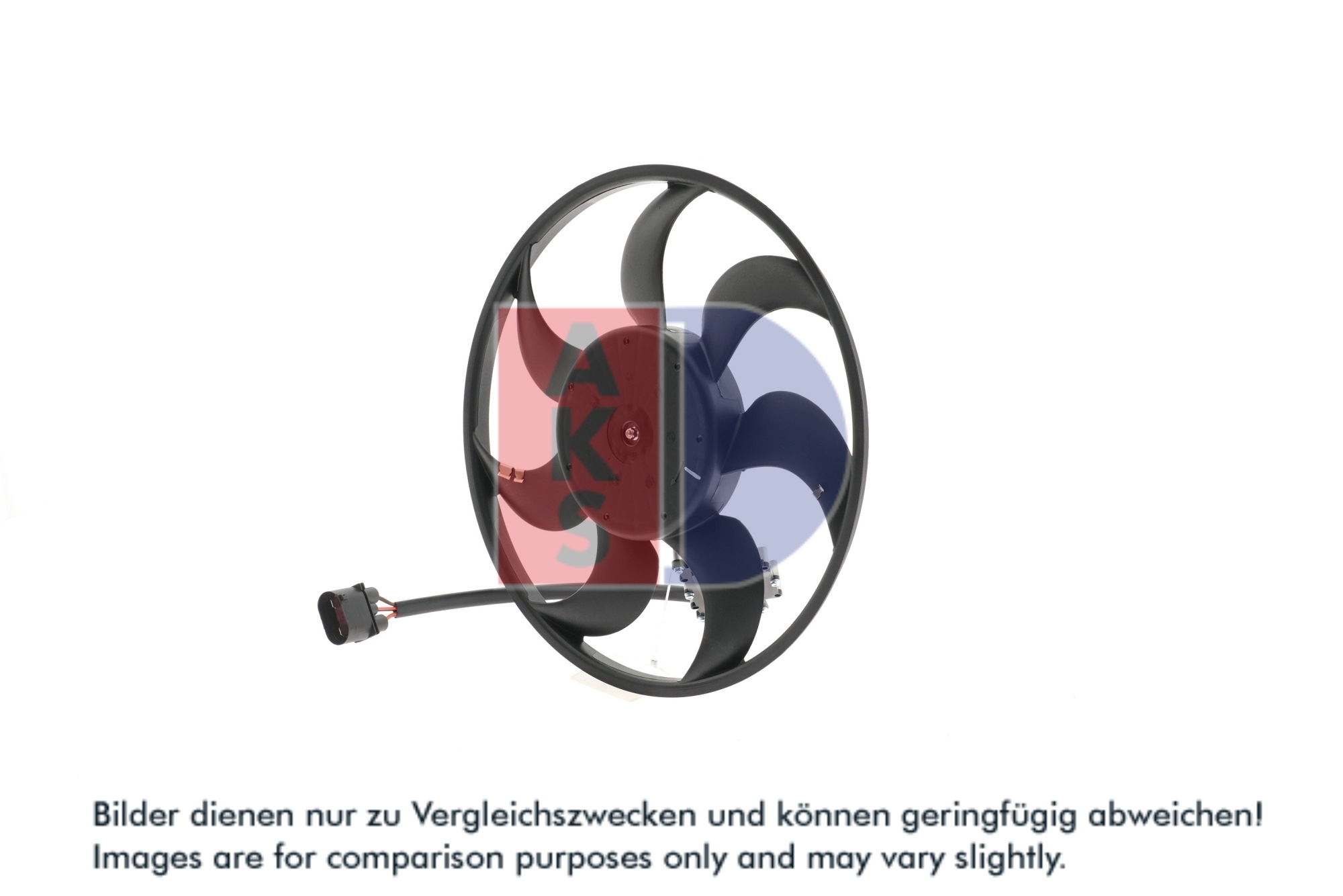 AKS DASIS Ventilator, motorkøling 048066n højre for PORSCHE VAG