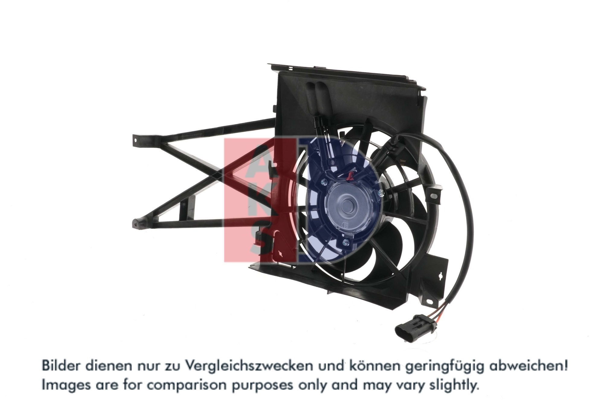 AKS DASIS Ventilator, motorkøling 158063n for OPEL