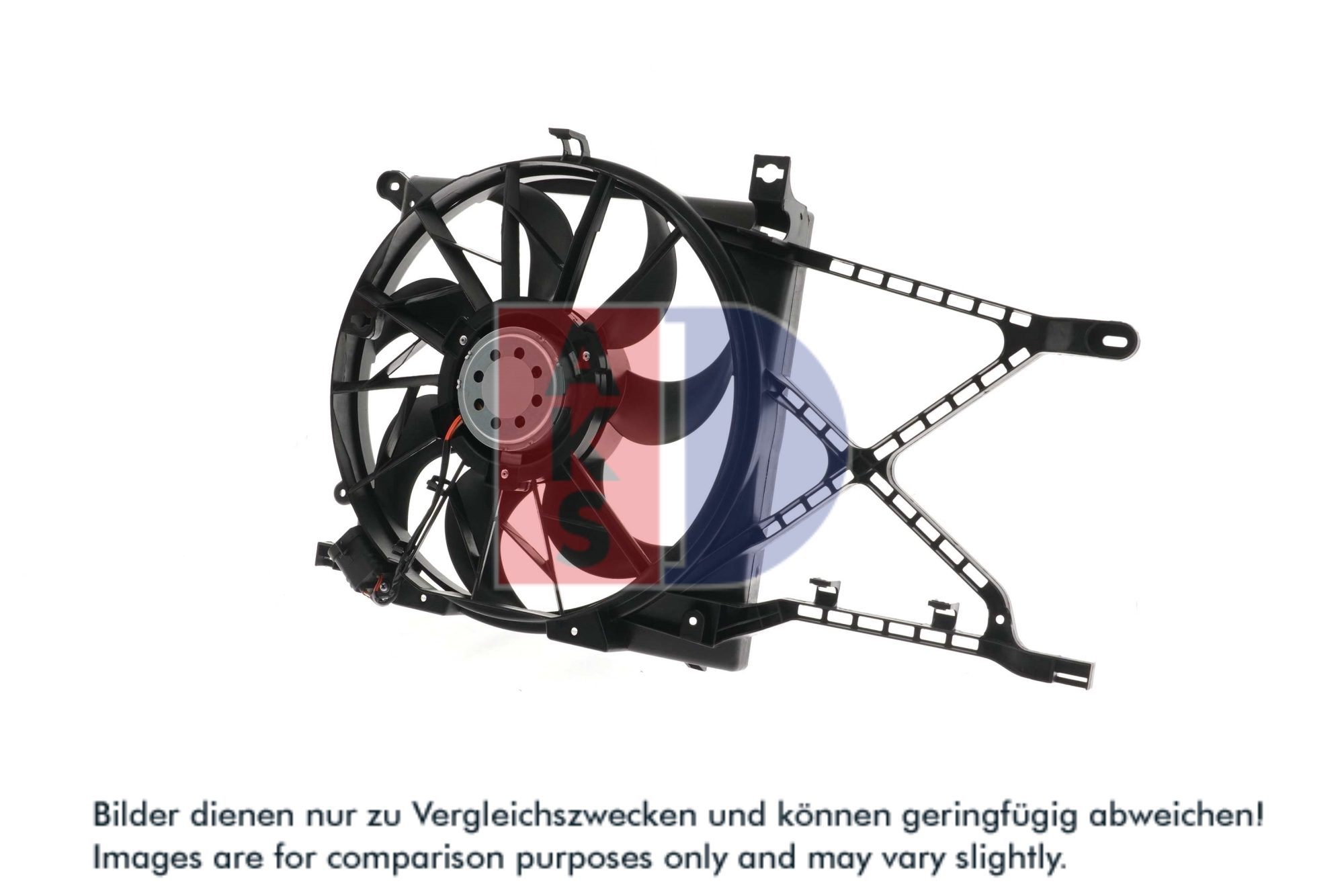 AKS DASIS Ventilator, motorkøling 158118n for OPEL