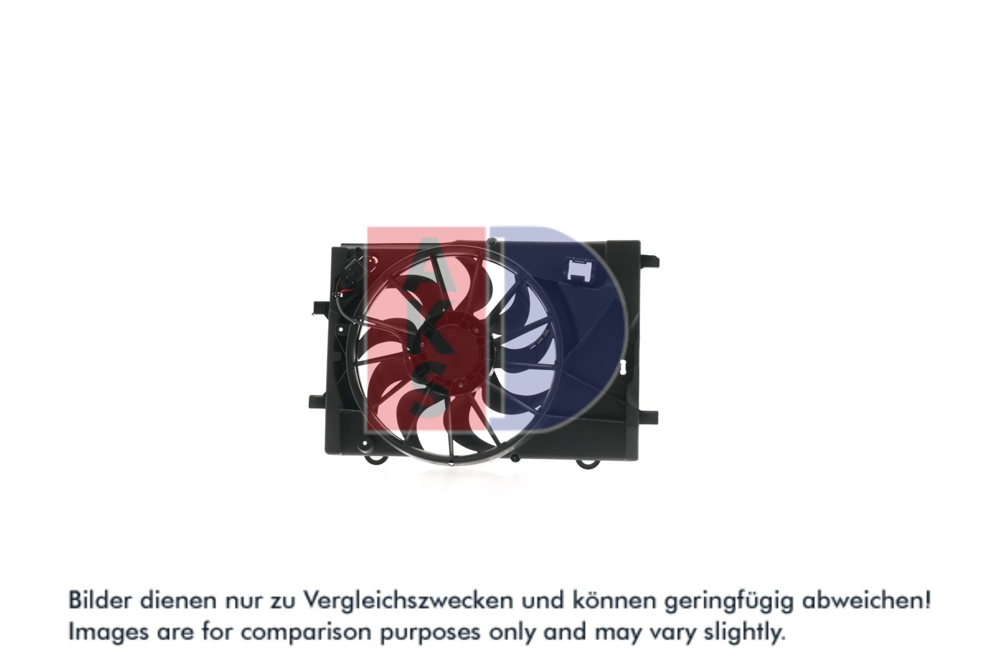 AKS DASIS Ventilator, motorkøling 158125n for OPEL CHEVROLET