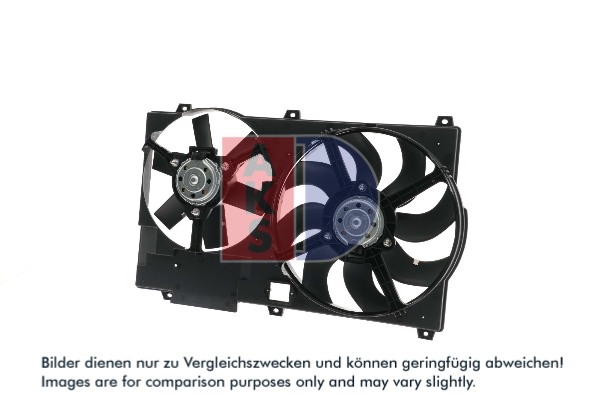 AKS DASIS Ventilator, motorkøling 068093n for CITROËN/PEUGEOT ALFAROME/FIAT/LANCI
