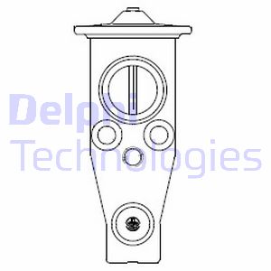 DELPHI Ekspansionsventil, klimaanlæg cb1017v for MAZDA