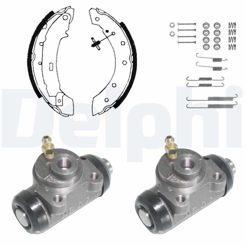 DELPHI Bremsebakkesæt kp918 for CITROËN PEUGEOT