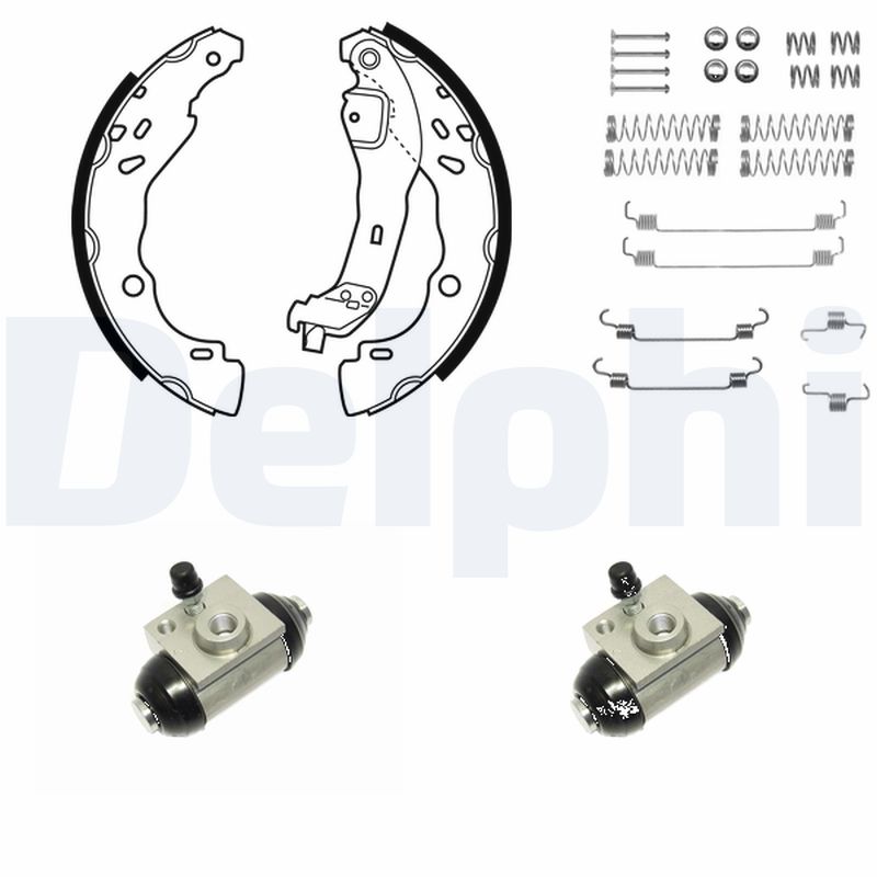 DELPHI Bremsebakkesæt kp1088 for CITROËN