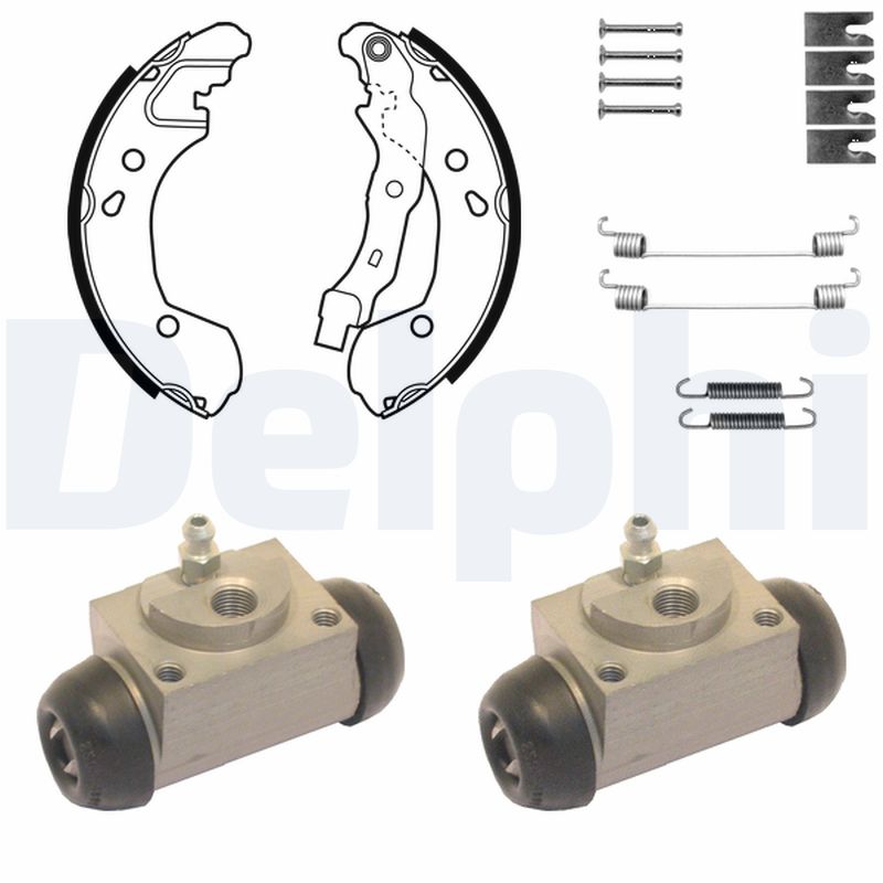 DELPHI Bremsebakkesæt kp1086 for RENAULT