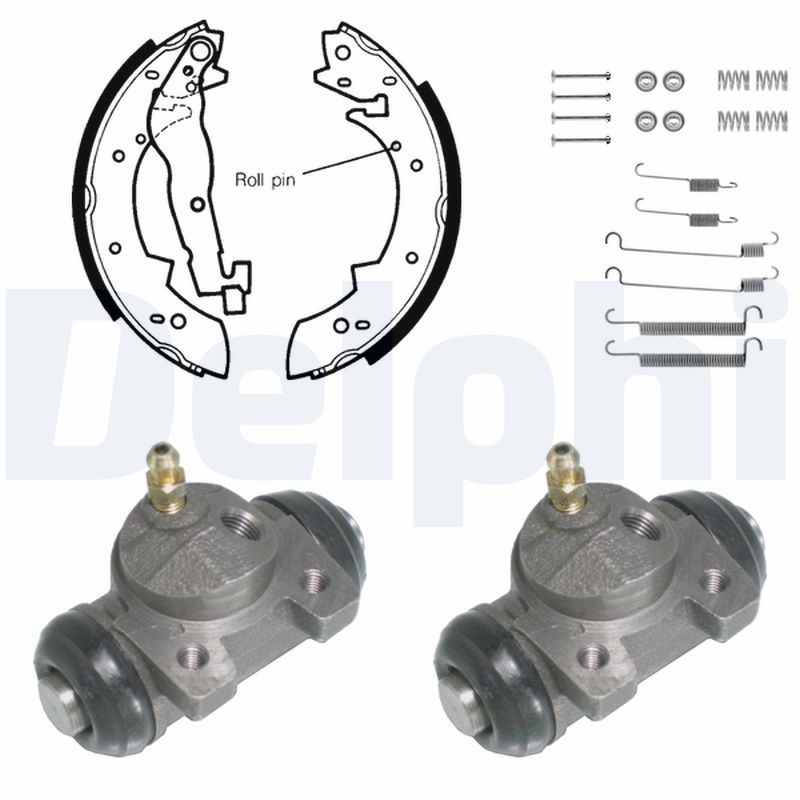 DELPHI Bremsebakkesæt kp768 for RENAULT