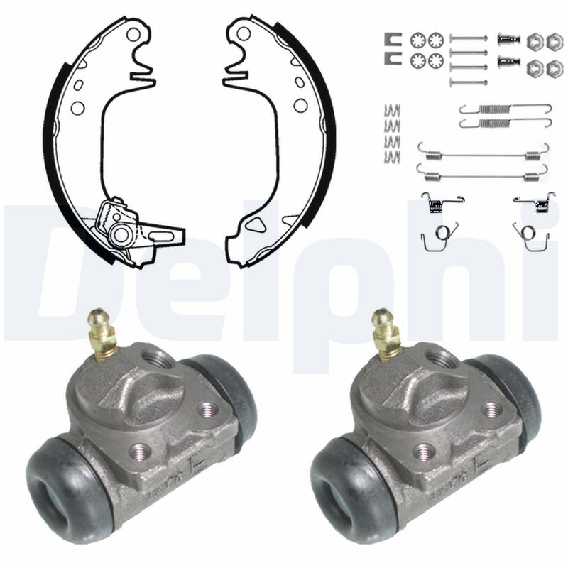 DELPHI Bremsebakkesæt kp787 for PEUGEOT RENAULT