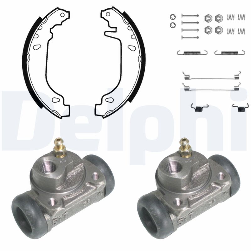 DELPHI Bremsebakkesæt kp827 for RENAULT