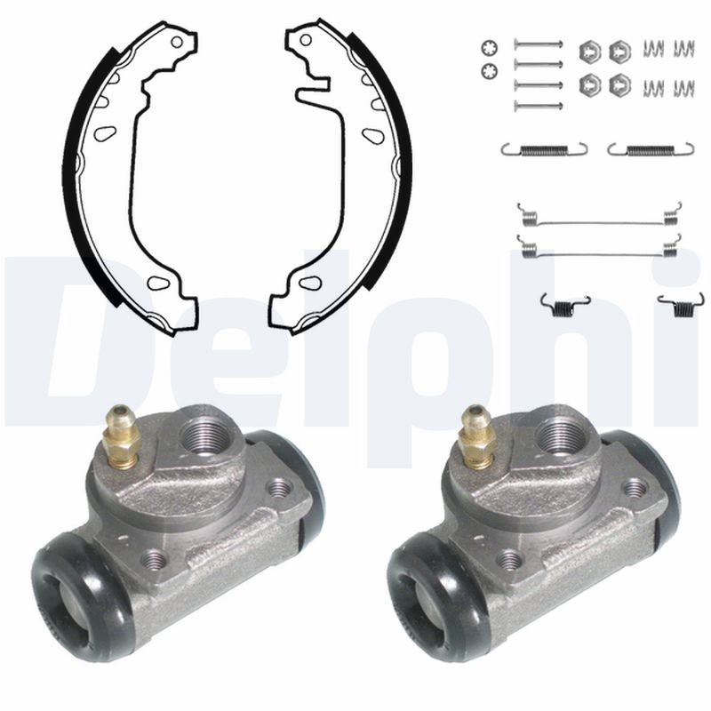 DELPHI Bremsebakkesæt kp828 for RENAULT