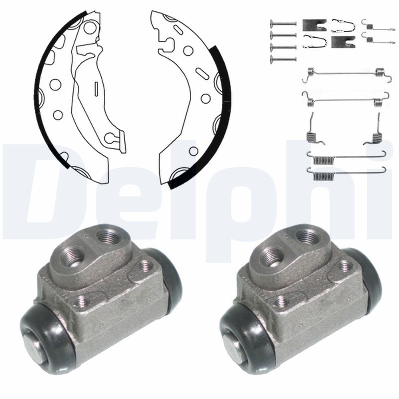 DELPHI Bremsebakkesæt kp897 for FORD