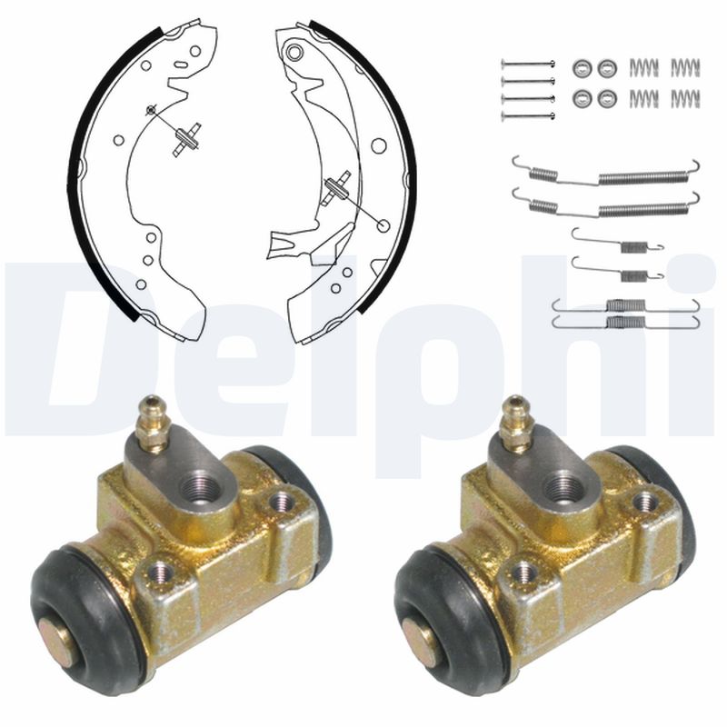 DELPHI Bremsebakkesæt kp901 for CITROËN PEUGEOT