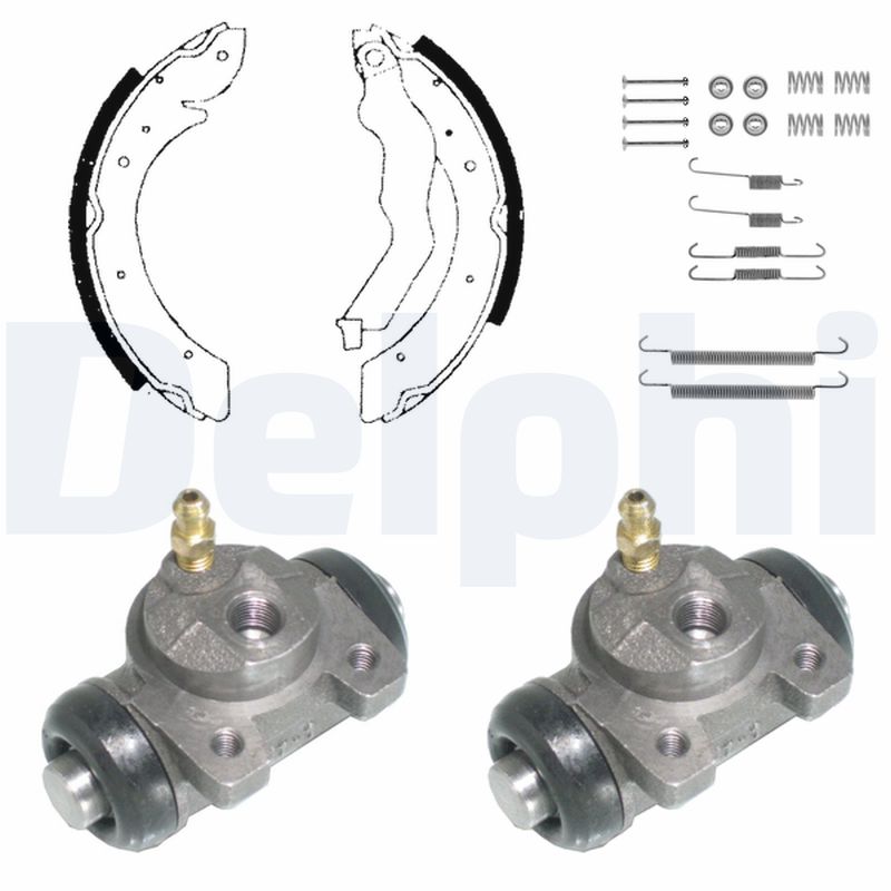 DELPHI Bremsebakkesæt kp903 for PEUGEOT