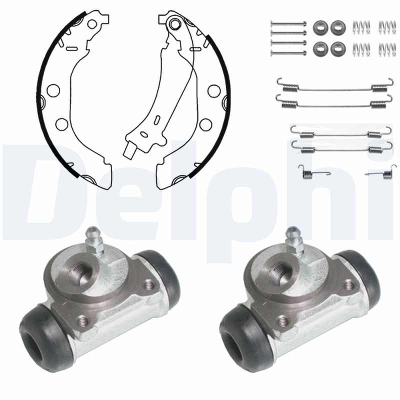 DELPHI Bremsebakkesæt kp904 for PEUGEOT