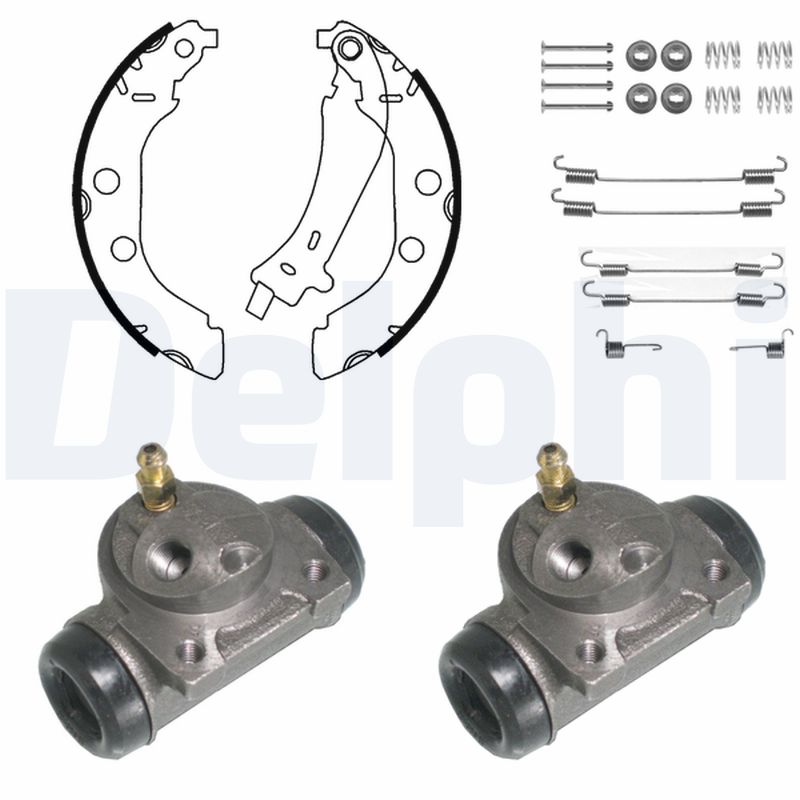 DELPHI Bremsebakkesæt kp905 for PEUGEOT