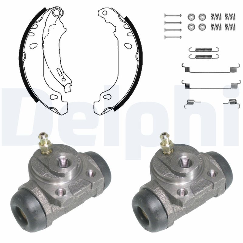 DELPHI Bremsebakkesæt kp930 for PEUGEOT