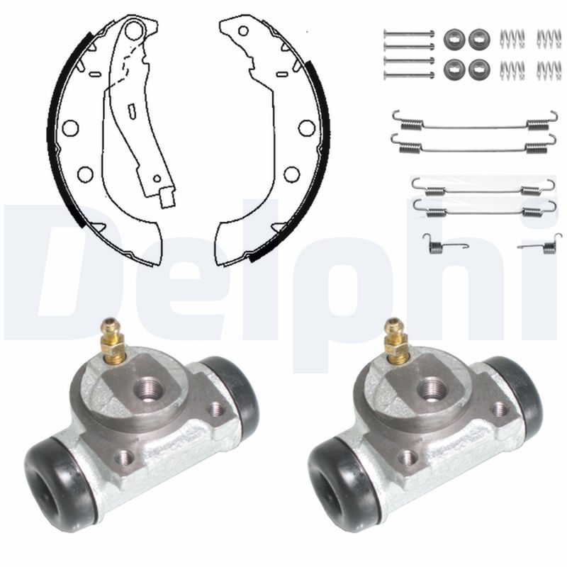 DELPHI Bremsebakkesæt kp934 for PEUGEOT