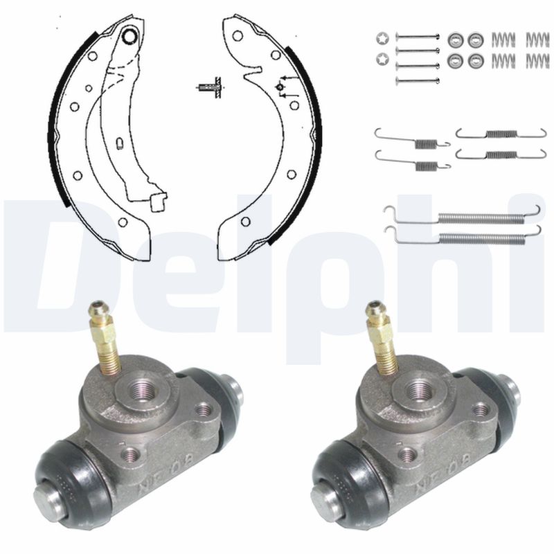 DELPHI Bremsebakkesæt kp946 for RENAULT