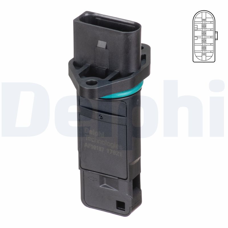 DELPHI Luftmængdesensor AF10157-12B1 for VAG PORSCHE