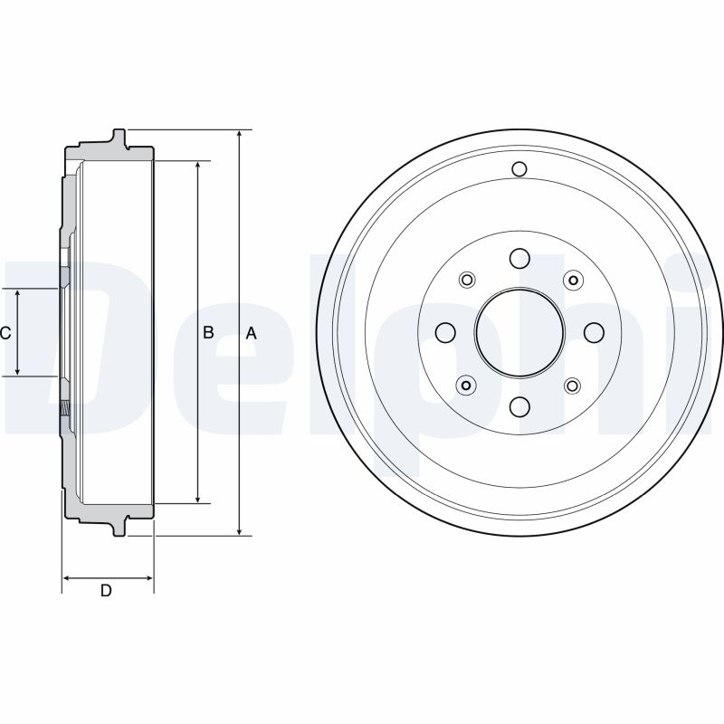 DELPHI Bremsetromle bf503 for OPEL VAUXHALL FIAT