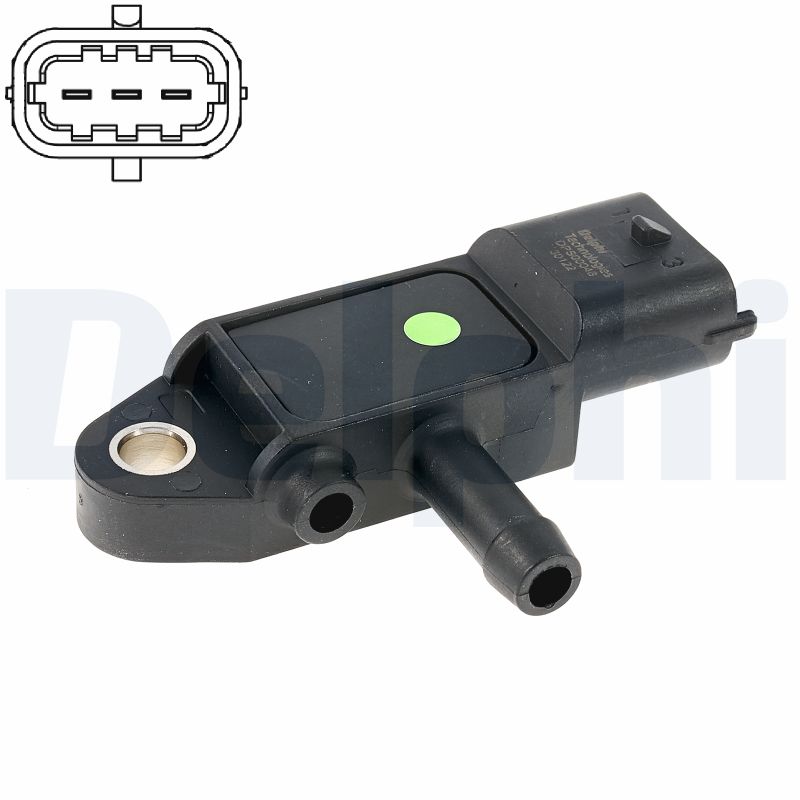 DELPHI Sensor,udstødningstryk dps0004812b1 for ALFA ROMEO