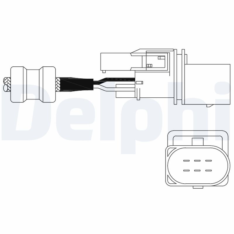 DELPHI Lambdasonde es1101412b1 for VW AUDI VAG