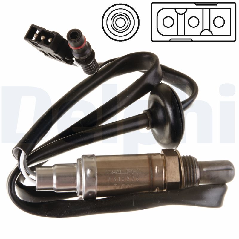 DELPHI Lambdasonde es1027612b1 for MERCEDES-BENZ