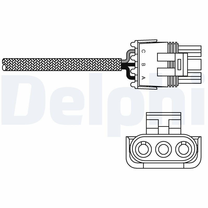 DELPHI Lambdasonde es1096912b1 for RENAULT