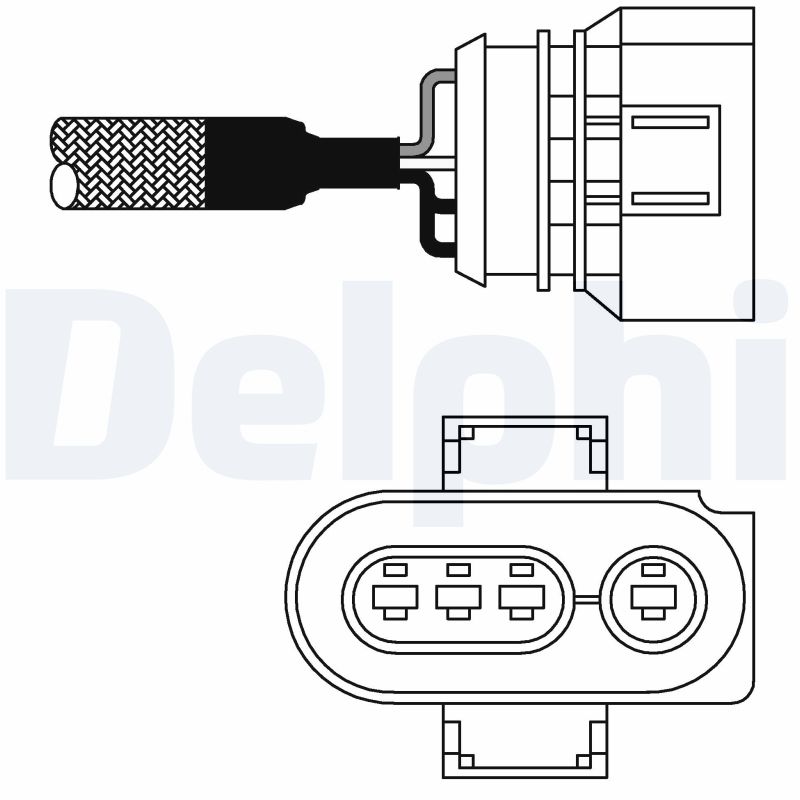 DELPHI Lambdasonde es1097712b1 for FORD VW