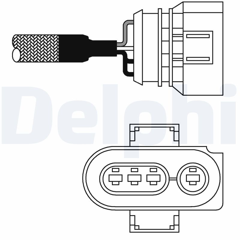 DELPHI Lambdasonde es1097912b1 for VW